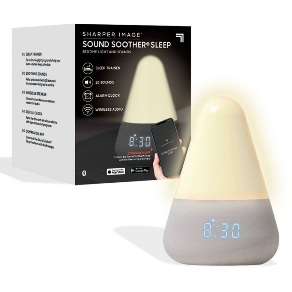 Open Box - Sharper Image -  Sleep Soother Bedtime The Gray